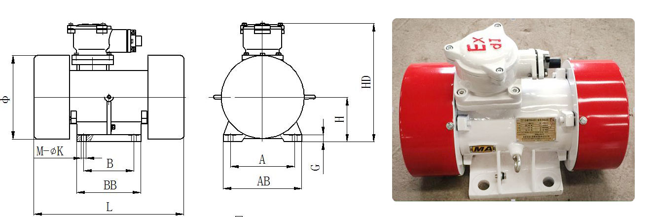 粉塵防爆振動電機生產