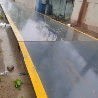 廠家低價轉讓16米二手地磅過半掛車過大車重型磅