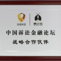 中國(guó)訴訟金融論壇戰(zhàn)略合作伙伴